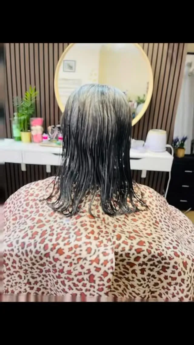 A freshly cut and blow-dried style